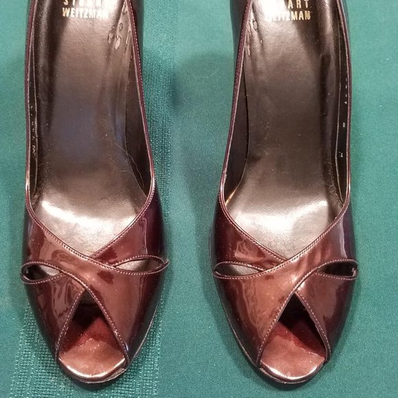 Stuart Weitzman Bronze Quasar Sashay 8.0M - Picture 2 of 5